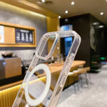 大穴カメラ MagSafe マグネティッククリアアクリル TPU ケース、iPhone 17 Pro Max 用、iPhone 17 Pro 用、iPhone 17 用、iPhone Air 用、iPhone 16 Pro Max 用、iPhone 16 Pro 用、iPhone 16 Plus 用、iPhone 16 用