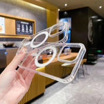 大穴カメラ MagSafe マグネティッククリアアクリル TPU ケース、iPhone 17 Pro Max 用、iPhone 17 Pro 用、iPhone 17 用、iPhone Air 用、iPhone 16 Pro Max 用、iPhone 16 Pro 用、iPhone 16 Plus 用、iPhone 16 用