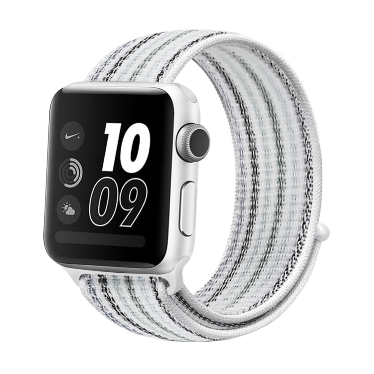 ナイロンループウォッチバンド、Apple Watch Series 8&7 41mm / SE 2&6&SE&5&4 40mm / 3&2&1 38mm用、Apple Watch Ultra 49mm / Series 8&7 45mm / SE 2&6&SE&5&4 44mm / 3&2&1 42mm用、Apple Watch Series 7 45mm / 6 & SE & 5 & 4 44mm / 3 & 2 & 1 42mm用