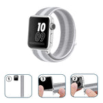 ナイロンループウォッチバンド、Apple Watch Series 8&7 41mm / SE 2&6&SE&5&4 40mm / 3&2&1 38mm用、Apple Watch Ultra 49mm / Series 8&7 45mm / SE 2&6&SE&5&4 44mm / 3&2&1 42mm用、Apple Watch Series 7 45mm / 6 & SE & 5 & 4 44mm / 3 & 2 & 1 42mm用