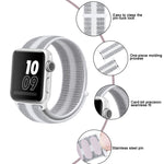 ナイロンループウォッチバンド、Apple Watch Series 8&7 41mm / SE 2&6&SE&5&4 40mm / 3&2&1 38mm用、Apple Watch Ultra 49mm / Series 8&7 45mm / SE 2&6&SE&5&4 44mm / 3&2&1 42mm用、Apple Watch Series 7 45mm / 6 & SE & 5 & 4 44mm / 3 & 2 & 1 42mm用