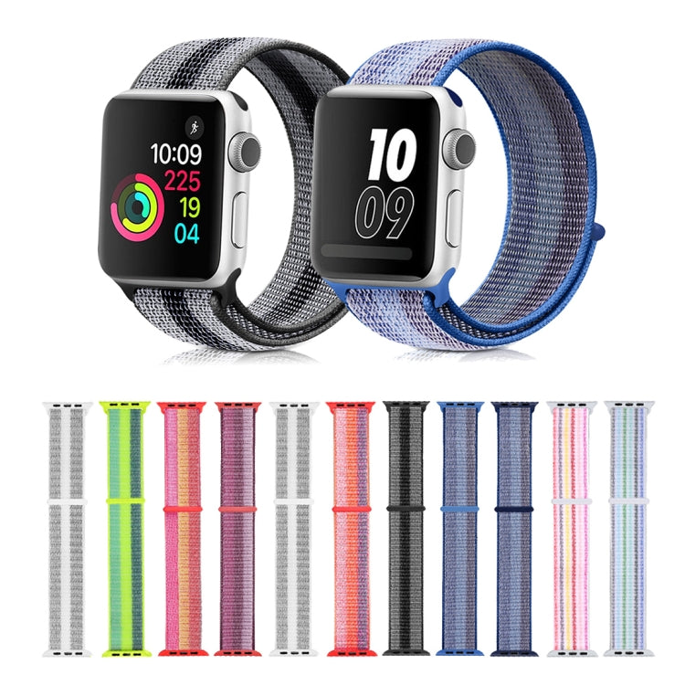 ナイロンループウォッチバンド、Apple Watch Series 8&7 41mm / SE 2&6&SE&5&4 40mm / 3&2&1 38mm用、Apple Watch Ultra 49mm / Series 8&7 45mm / SE 2&6&SE&5&4 44mm / 3&2&1 42mm用、Apple Watch Series 7 45mm / 6 & SE & 5 & 4 44mm / 3 & 2 & 1 42mm用
