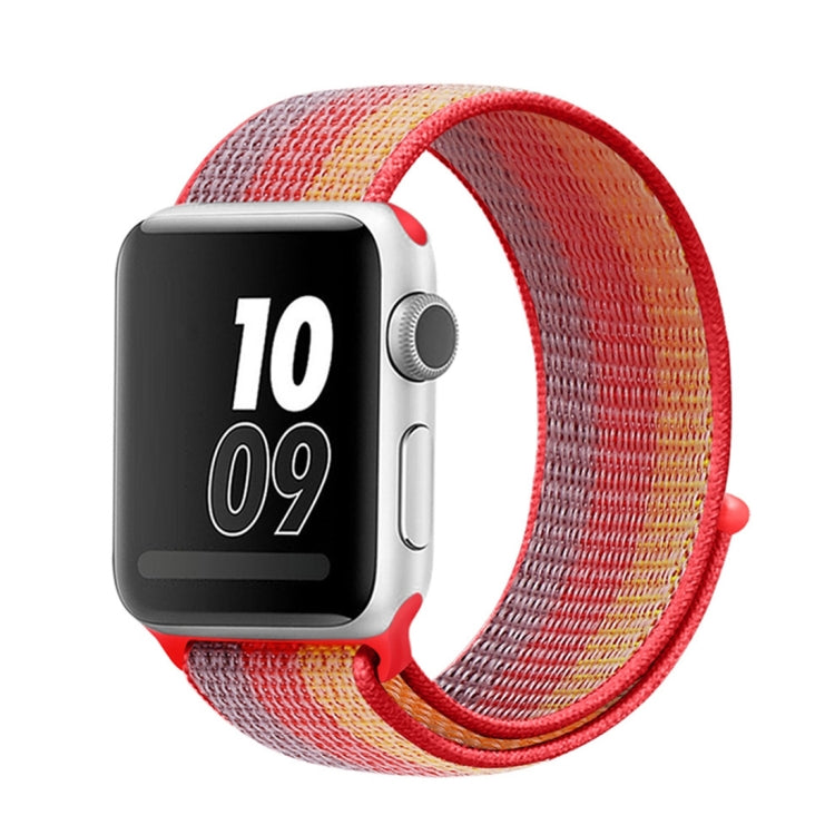 ナイロンループウォッチバンド、Apple Watch Series 8&7 41mm / SE 2&6&SE&5&4 40mm / 3&2&1 38mm用、Apple Watch Ultra 49mm / Series 8&7 45mm / SE 2&6&SE&5&4 44mm / 3&2&1 42mm用、Apple Watch Series 7 45mm / 6 & SE & 5 & 4 44mm / 3 & 2 & 1 42mm用