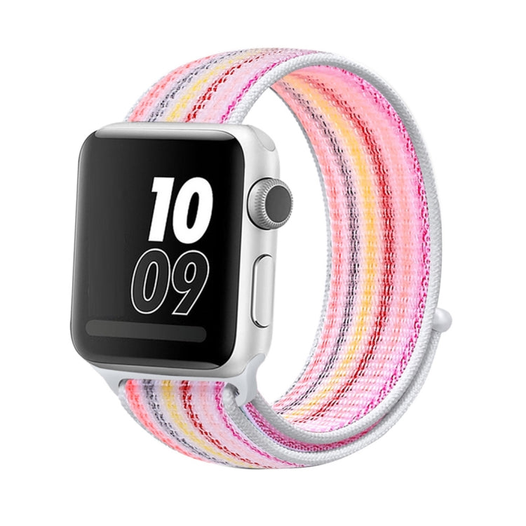ナイロンループウォッチバンド、Apple Watch Series 8&7 41mm / SE 2&6&SE&5&4 40mm / 3&2&1 38mm用、Apple Watch Ultra 49mm / Series 8&7 45mm / SE 2&6&SE&5&4 44mm / 3&2&1 42mm用、Apple Watch Series 7 45mm / 6 & SE & 5 & 4 44mm / 3 & 2 & 1 42mm用