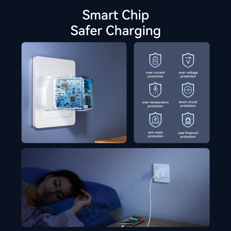 JOYROOM JR-TCF20 PD20W USB-C / Type-C ポートチャージャー、UKプラグ