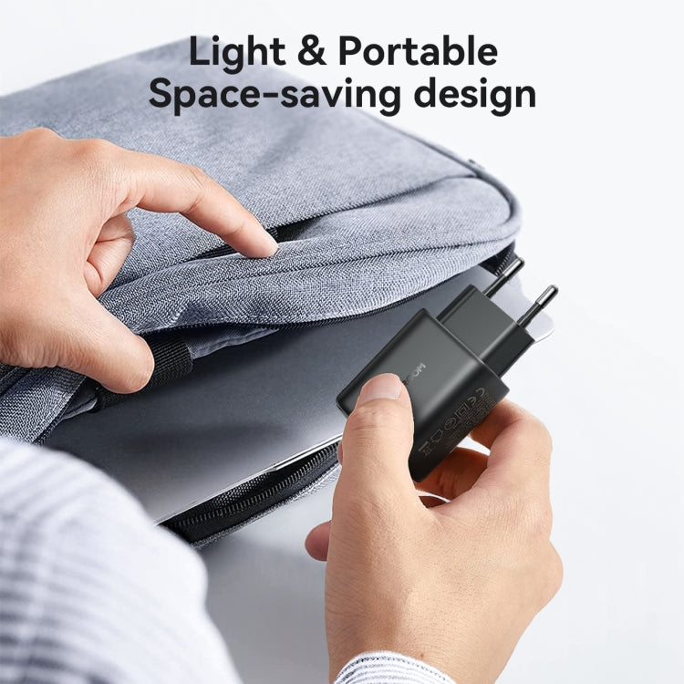 JOYROOM JR-TCF23 25W USB-C / Type-Cポート高速充電キット Type-C to Type-Cケーブル付き、EUプラグ、UKプラグ