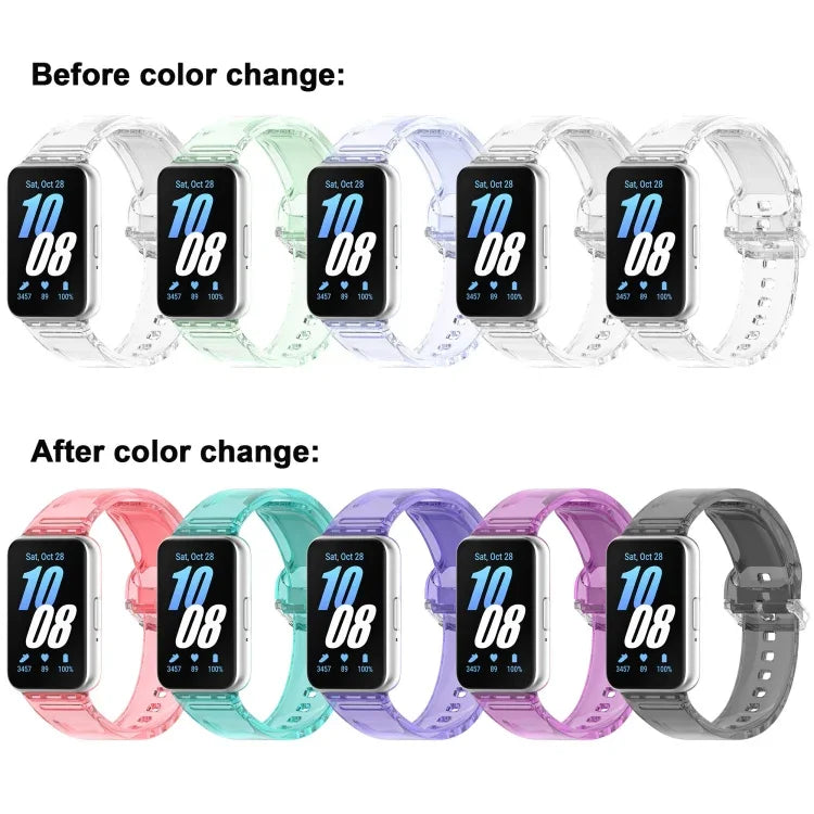 カラーチェンジTPUウォッチバンド Samsung Galaxy Fit3用