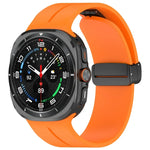 磁気折りたたみバックル シリコンウォッチバンド Samsung Galaxy Watch Ultra 47mm / Ultra 2025用