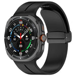 磁気折りたたみバックル シリコンウォッチバンド Samsung Galaxy Watch Ultra 47mm / Ultra 2025用