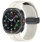 磁気折りたたみバックル シリコンウォッチバンド Samsung Galaxy Watch Ultra 47mm / Ultra 2025用