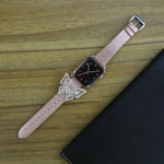ボウノットグリッターダイヤモンド交換用ストラップ、Apple Watch 5 & 4 44mm / 3 & 2 & 1 42mm用