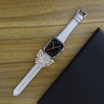 ボウノットグリッターダイヤモンド交換用ストラップ、Apple Watch 5 & 4 44mm / 3 & 2 & 1 42mm用