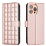 Square Texture Leather Phone Case, For iPhone 15 Plus / 14 Plus, For iPhone 15, For iPhone 14 / 13, For iPhone 14 Pro, For iPhone 14 Pro Max, For iPhone SE 2022 / SE 2020 / 8 / 7, For iPhone 13 Pro Max, For iPhone 13 Pro