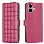 スクエアテクスチャーレザー製フォンケース、iPhone 17e / 16e 用、iPhone 17 Pro Max 用、iPhone 16 Pro Max 用、iPhone 16 Pro 用、iPhone 16 Plus 用、iPhone 16 用、iPhone 15 Pro Max 用、iPhone 15 Pro 用