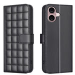 スクエアテクスチャーレザー製フォンケース、iPhone 17e / 16e 用、iPhone 17 Pro Max 用、iPhone 16 Pro Max 用、iPhone 16 Pro 用、iPhone 16 Plus 用、iPhone 16 用、iPhone 15 Pro Max 用、iPhone 15 Pro 用