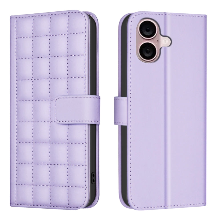 スクエアテクスチャーレザー製フォンケース、iPhone 17e / 16e 用、iPhone 17 Pro Max 用、iPhone 16 Pro Max 用、iPhone 16 Pro 用、iPhone 16 Plus 用、iPhone 16 用、iPhone 15 Pro Max 用、iPhone 15 Pro 用
