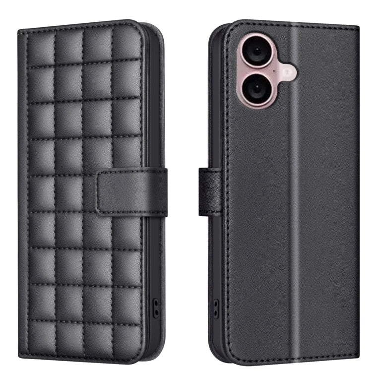 スクエアテクスチャーレザー製フォンケース、iPhone 17e / 16e 用、iPhone 17 Pro Max 用、iPhone 16 Pro Max 用、iPhone 16 Pro 用、iPhone 16 Plus 用、iPhone 16 用、iPhone 15 Pro Max 用、iPhone 15 Pro 用