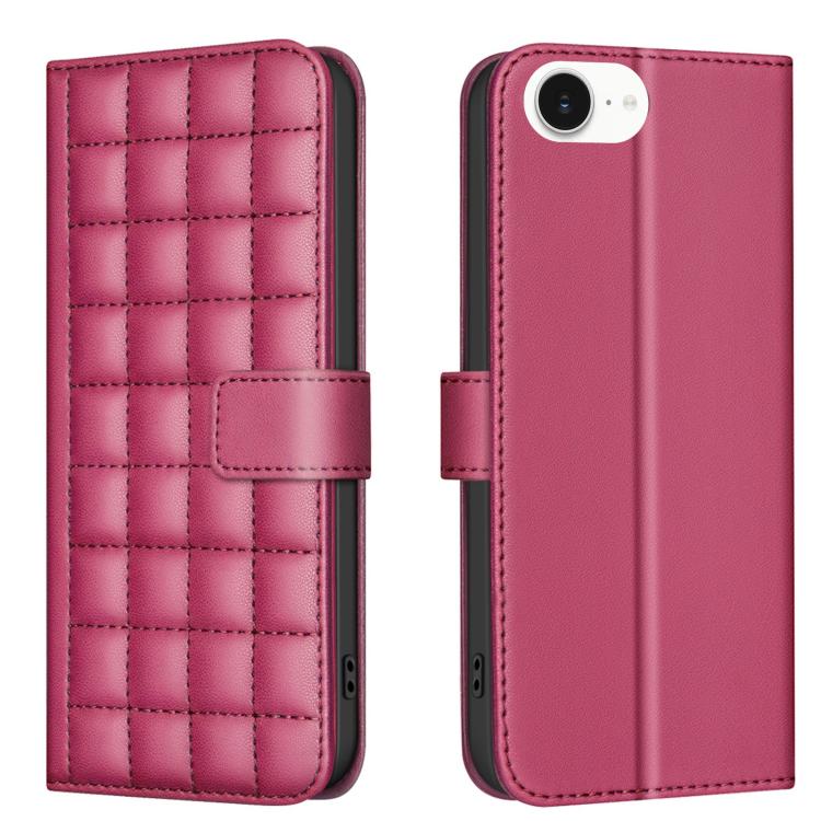 スクエアテクスチャーレザー製フォンケース、iPhone 17e / 16e 用、iPhone 17 Pro Max 用、iPhone 16 Pro Max 用、iPhone 16 Pro 用、iPhone 16 Plus 用、iPhone 16 用、iPhone 15 Pro Max 用、iPhone 15 Pro 用