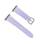 変色グリッター魚鱗テクスチャ交換用ストラップ、Apple Watch 5 & 4 40mm / 3 & 2 & 1 38mm用、Apple Watch 5 & 4 44mm / 3 & 2 & 1 42mm用