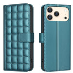 スクエアテクスチャーレザー製フォンケース、iPhone 17e / 16e 用、iPhone 17 Pro Max 用、iPhone 16 Pro Max 用、iPhone 16 Pro 用、iPhone 16 Plus 用、iPhone 16 用、iPhone 15 Pro Max 用、iPhone 15 Pro 用