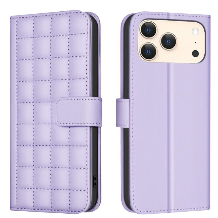 スクエアテクスチャーレザー製フォンケース、iPhone 17e / 16e 用、iPhone 17 Pro Max 用、iPhone 16 Pro Max 用、iPhone 16 Pro 用、iPhone 16 Plus 用、iPhone 16 用、iPhone 15 Pro Max 用、iPhone 15 Pro 用