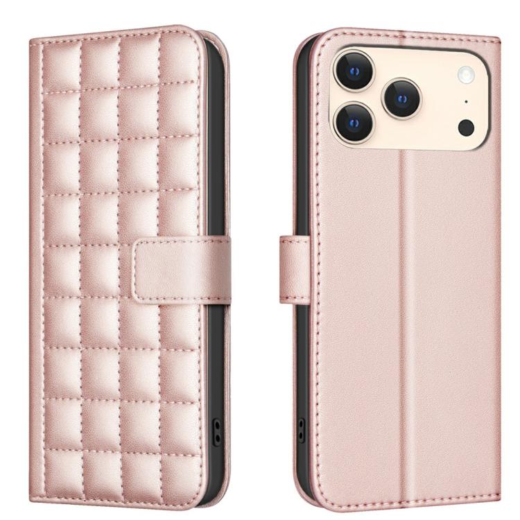 スクエアテクスチャーレザー製フォンケース、iPhone 17e / 16e 用、iPhone 17 Pro Max 用、iPhone 16 Pro Max 用、iPhone 16 Pro 用、iPhone 16 Plus 用、iPhone 16 用、iPhone 15 Pro Max 用、iPhone 15 Pro 用