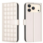 スクエアテクスチャーレザー製フォンケース、iPhone 17e / 16e 用、iPhone 17 Pro Max 用、iPhone 16 Pro Max 用、iPhone 16 Pro 用、iPhone 16 Plus 用、iPhone 16 用、iPhone 15 Pro Max 用、iPhone 15 Pro 用