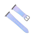 変色グリッター魚鱗テクスチャ交換用ストラップ、Apple Watch 5 & 4 40mm / 3 & 2 & 1 38mm用、Apple Watch 5 & 4 44mm / 3 & 2 & 1 42mm用