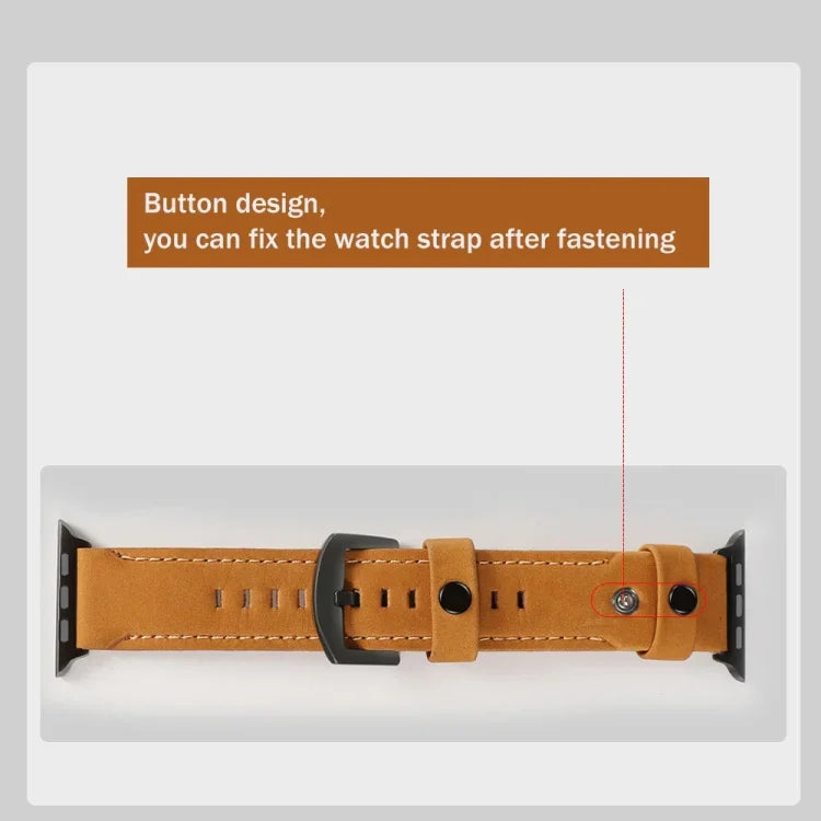 本革交換用ストラップ、Apple Watch 5 & 4 40mm / 3 & 2 & 1 38mm用、Apple Watch 5 & 4 44mm / 3 & 2 & 1 42mm用