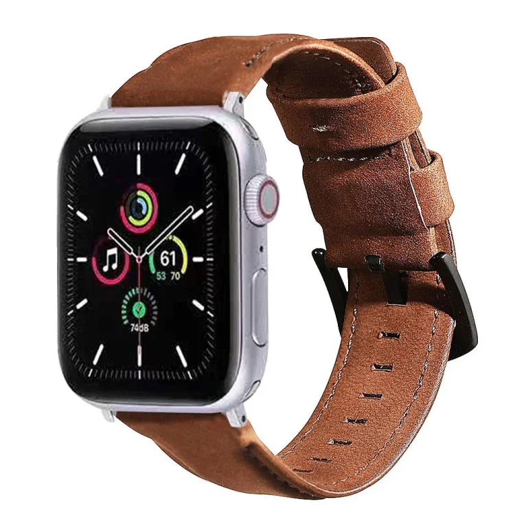 本革交換用ストラップ、Apple Watch 5 & 4 40mm / 3 & 2 & 1 38mm用、Apple Watch 5 & 4 44mm / 3 & 2 & 1 42mm用