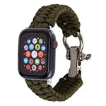 Apple Watch Series 5 & 4 44mm / 3 & 2 & 1 42mm用アンブレラコードナイロン編みストラップ、5 & 4 44mm / 3 & 2 & 1 42mm用