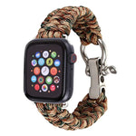 Apple Watch Series 5 & 4 44mm / 3 & 2 & 1 42mm用アンブレラコードナイロン編みストラップ、5 & 4 44mm / 3 & 2 & 1 42mm用