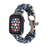 Apple Watch Series 5 & 4 44mm / 3 & 2 & 1 42mm用アンブレラコードナイロン編みストラップ、5 & 4 44mm / 3 & 2 & 1 42mm用
