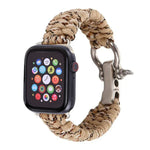 Apple Watch Series 5 & 4 44mm / 3 & 2 & 1 42mm用アンブレラコードナイロン編みストラップ、5 & 4 44mm / 3 & 2 & 1 42mm用