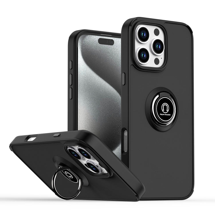 Q Shadow 1シリーズ TPU + PC リング付きスマホケース、iPhone 17e / 16e 用、iPhone 17 Pro Max 用、iPhone 17 Pro 用、iPhone 17 用、iPhone Air 用、iPhone 16 Pro Max 用