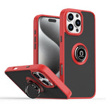 Q Shadow 1シリーズ TPU + PC リング付きスマホケース、iPhone 17e / 16e 用、iPhone 17 Pro Max 用、iPhone 17 Pro 用、iPhone 17 用、iPhone Air 用、iPhone 16 Pro Max 用