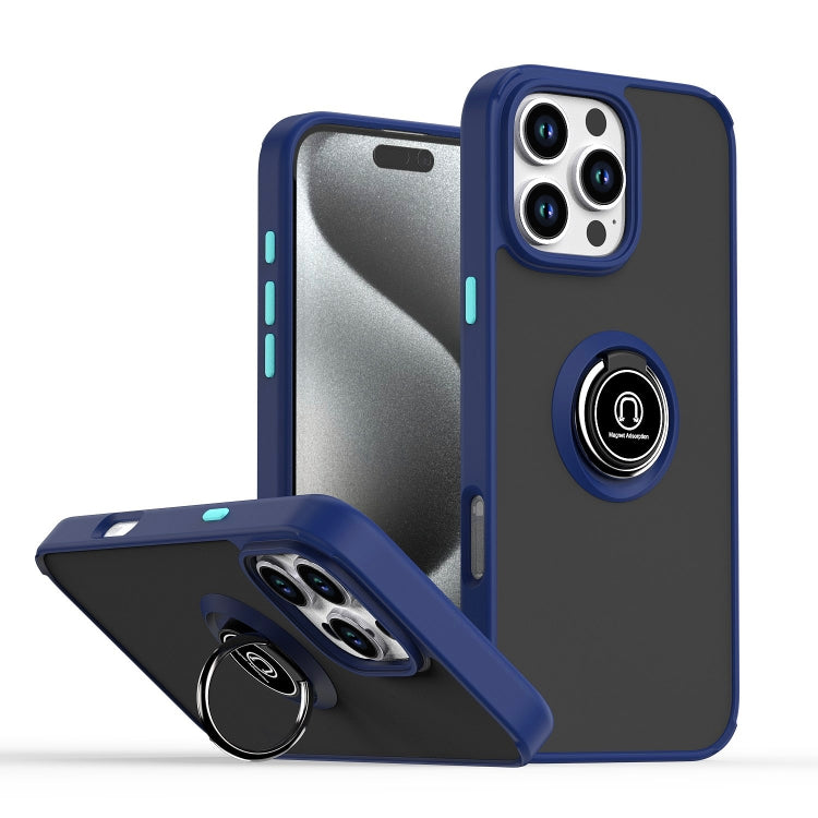 Q Shadow 1シリーズ TPU + PC リング付きスマホケース、iPhone 17e / 16e 用、iPhone 17 Pro Max 用、iPhone 17 Pro 用、iPhone 17 用、iPhone Air 用、iPhone 16 Pro Max 用