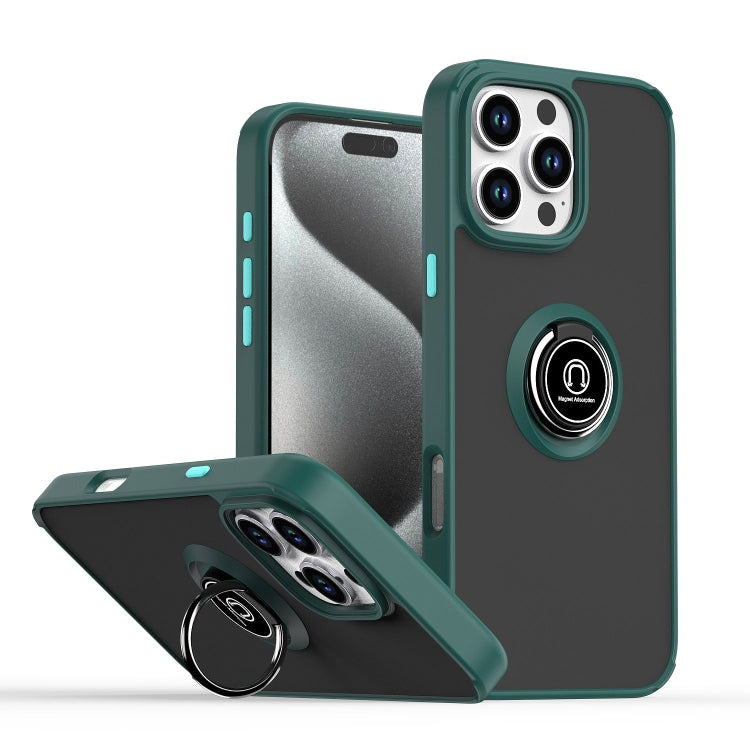 Q Shadow 1シリーズ TPU + PC リング付きスマホケース、iPhone 17e / 16e 用、iPhone 17 Pro Max 用、iPhone 17 Pro 用、iPhone 17 用、iPhone Air 用、iPhone 16 Pro Max 用