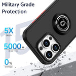Q Shadow 1シリーズ TPU + PC リング付きスマホケース、iPhone 16 Pro 用、iPhone 16 Plus 用、iPhone 15 Pro Max 用、iPhone 15 Pro 用、iPhone 15 Plus 用、iPhone 15 用