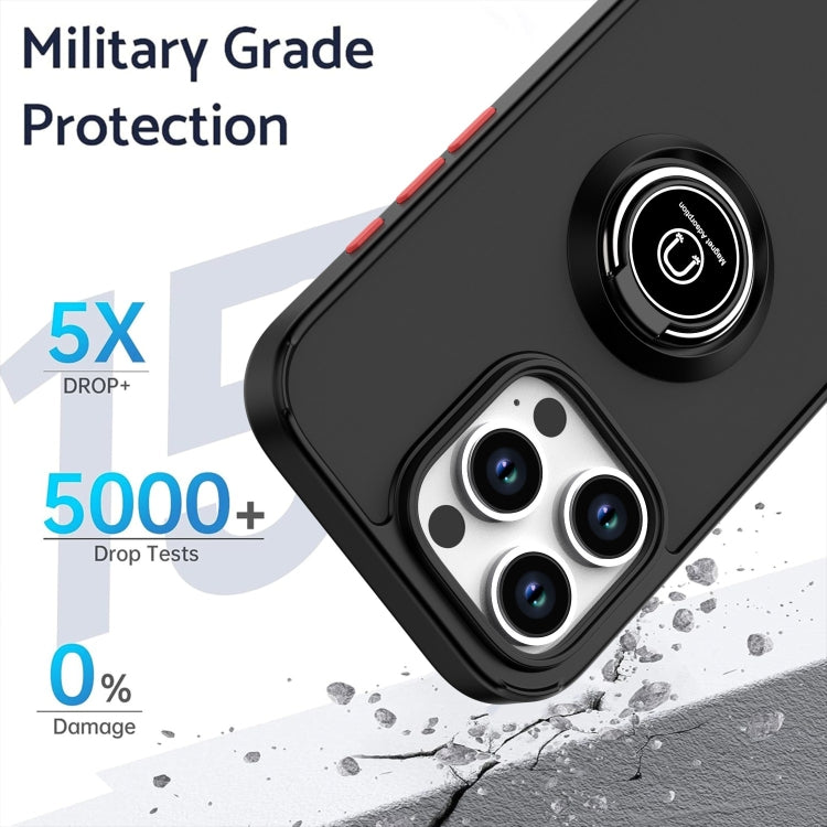 Q Shadow 1シリーズ TPU + PC リング付きスマホケース、iPhone 16 Pro 用、iPhone 16 Plus 用、iPhone 15 Pro Max 用、iPhone 15 Pro 用、iPhone 15 Plus 用、iPhone 15 用