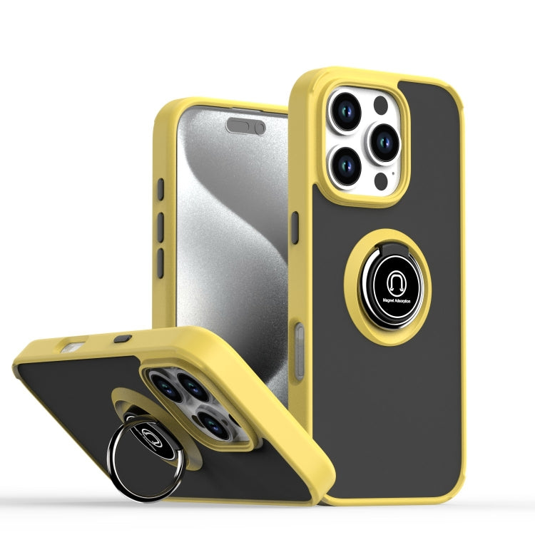 Q Shadow 1シリーズ TPU + PC リング付きスマホケース、iPhone 16 Pro 用、iPhone 16 Plus 用、iPhone 15 Pro Max 用、iPhone 15 Pro 用、iPhone 15 Plus 用、iPhone 15 用