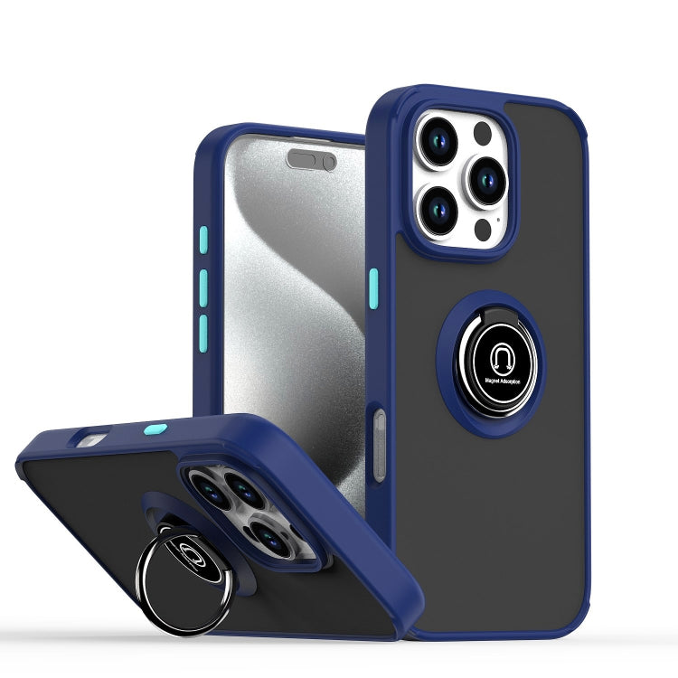 Q Shadow 1シリーズ TPU + PC リング付きスマホケース、iPhone 16 Pro 用、iPhone 16 Plus 用、iPhone 15 Pro Max 用、iPhone 15 Pro 用、iPhone 15 Plus 用、iPhone 15 用