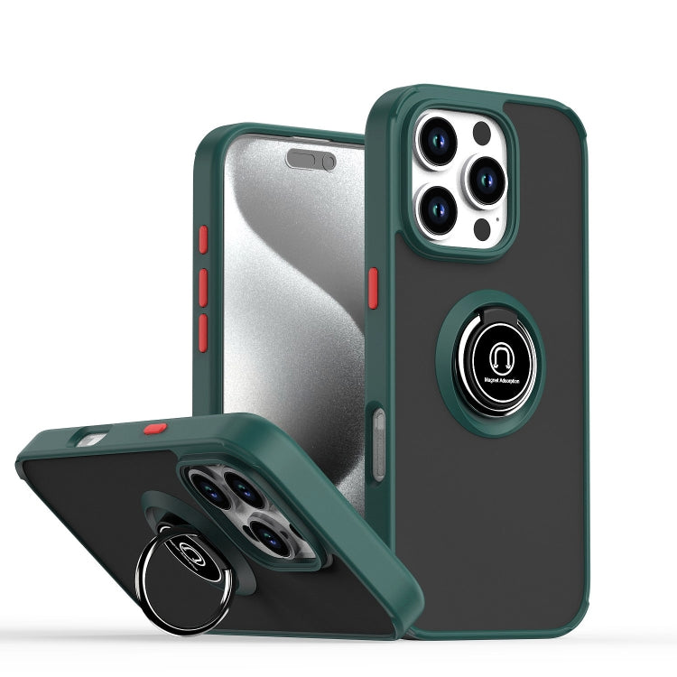 Q Shadow 1シリーズ TPU + PC リング付きスマホケース、iPhone 16 Pro 用、iPhone 16 Plus 用、iPhone 15 Pro Max 用、iPhone 15 Pro 用、iPhone 15 Plus 用、iPhone 15 用