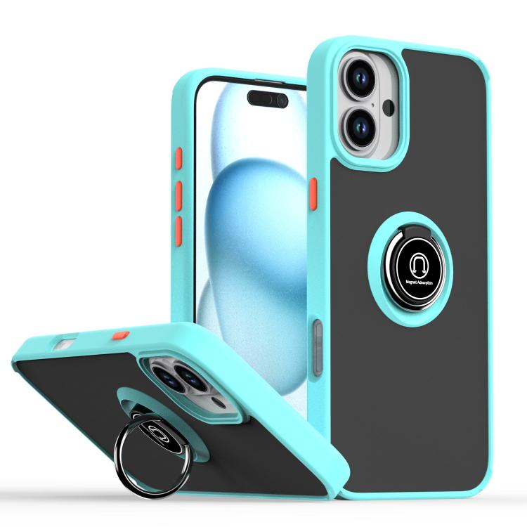 Q Shadow 1シリーズ TPU + PC リング付きスマホケース、iPhone 16 Pro 用、iPhone 16 Plus 用、iPhone 15 Pro Max 用、iPhone 15 Pro 用、iPhone 15 Plus 用、iPhone 15 用