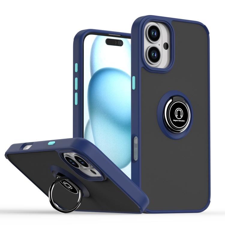 Q Shadow 1シリーズ TPU + PC リング付きスマホケース、iPhone 16 Pro 用、iPhone 16 Plus 用、iPhone 15 Pro Max 用、iPhone 15 Pro 用、iPhone 15 Plus 用、iPhone 15 用