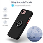 Q Shadow 1シリーズ TPU + PC リング付きスマホケース、iPhone 17e / 16e 用、iPhone 17 Pro Max 用、iPhone 17 Pro 用、iPhone 17 用、iPhone Air 用、iPhone 16 Pro Max 用