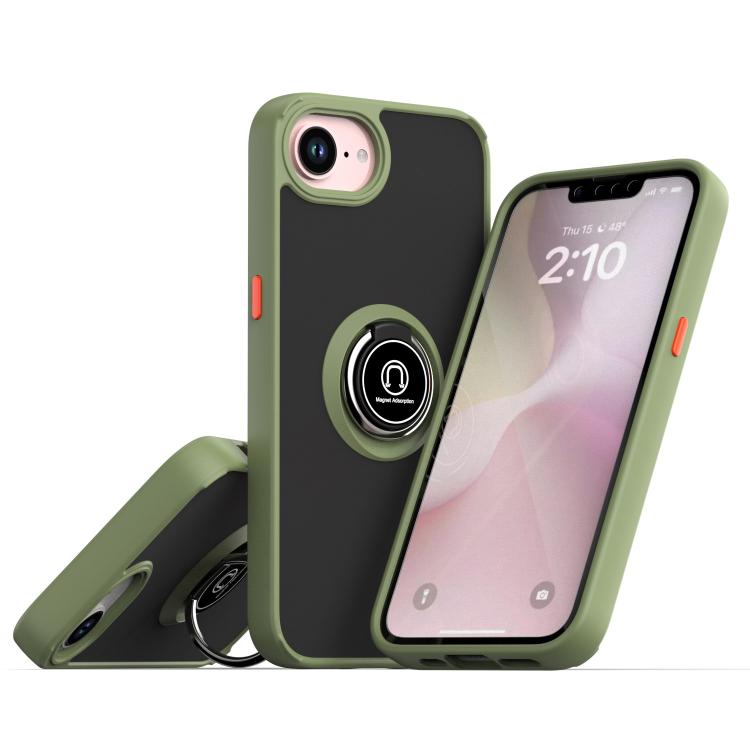 Q Shadow 1シリーズ TPU + PC リング付きスマホケース、iPhone 17e / 16e 用、iPhone 17 Pro Max 用、iPhone 17 Pro 用、iPhone 17 用、iPhone Air 用、iPhone 16 Pro Max 用