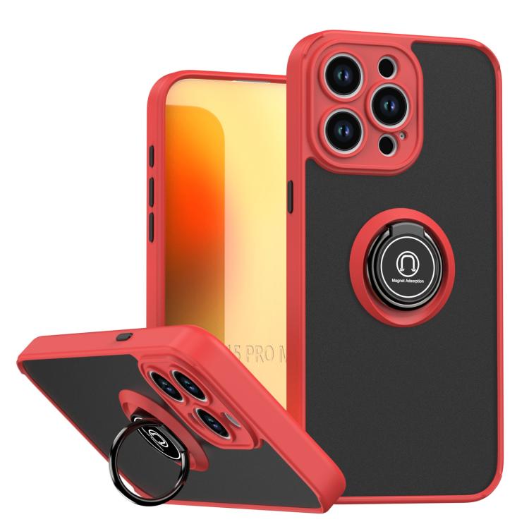 Q Shadow 1シリーズ TPU + PC リング付きスマホケース、iPhone 16 Pro 用、iPhone 16 Plus 用、iPhone 15 Pro Max 用、iPhone 15 Pro 用、iPhone 15 Plus 用、iPhone 15 用
