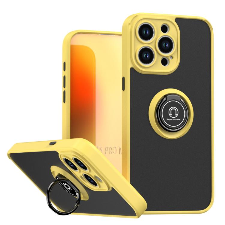 Q Shadow 1シリーズ TPU + PC リング付きスマホケース、iPhone 16 Pro 用、iPhone 16 Plus 用、iPhone 15 Pro Max 用、iPhone 15 Pro 用、iPhone 15 Plus 用、iPhone 15 用