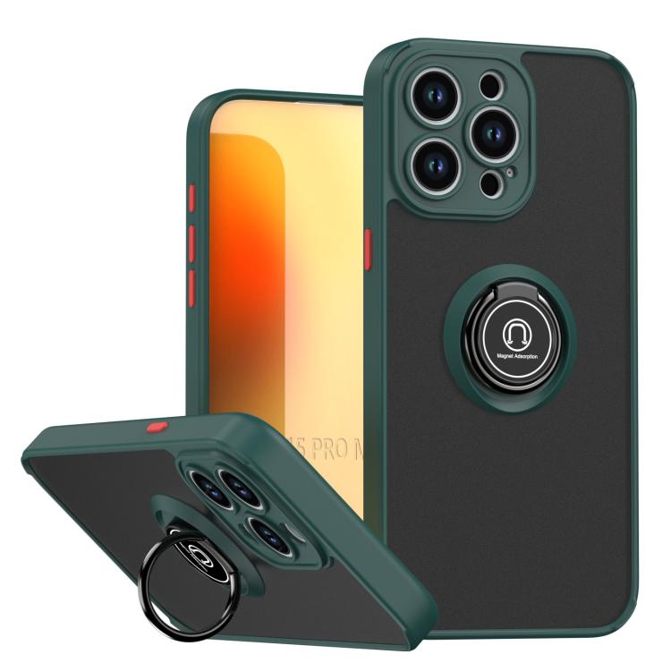 Q Shadow 1シリーズ TPU + PC リング付きスマホケース、iPhone 16 Pro 用、iPhone 16 Plus 用、iPhone 15 Pro Max 用、iPhone 15 Pro 用、iPhone 15 Plus 用、iPhone 15 用